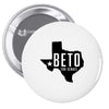 Beto For Senate Texas Map Pin-back button
