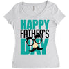 happy father&rsquo;s day 3 Women's Triblend Scoop T-shirt