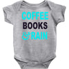 coffee books and rain Baby Bodysuit