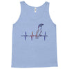 my heart beats for parrots Tank Top