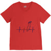 my heart beats for parrots V-Neck Tee