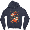 space fox Zipper Hoodie