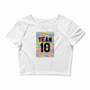 Holographic Team 10 Crop Top