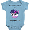 twilight has special eyes Baby Onesie