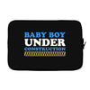 Baby Boy Under Construction Laptop sleeve
