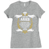I Am An Aries Ladies Fitted T-Shirt