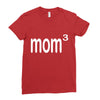 mom 3 Ladies Fitted T-Shirt