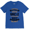 Super Cool Uncle Of A Freaking Awesome Niece V-Neck Tee