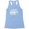 a balanced diet is a beer in each hand Racerback Tank