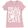 real men love cats (4) Ladies Fitted T-Shirt
