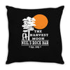 neil young inspired t shirt harvest moon csn&amp;y rock Throw Pillow