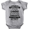 Super Cool Grandad Of A Freaking Awesome Granddaughter Baby Onesie