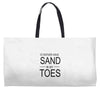 id rather have sand in my toes Weekender Totes