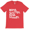 bono, clayton, edge, mullen T-Shirt