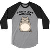 i am in love with cats 3/4 Sleeve Shirt