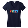 chance the rapper Women's V-Neck T-Shirt