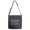 get promoted to grandpa Adjustable Strap Totes