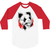 panda roar scratch 3/4 Sleeve Shirt