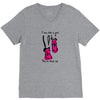 i run like a girl try to keep up V-Neck Tee