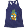 pineapple sunbathe Racerback Tank