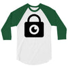 padlock eye 3/4 Sleeve Shirt