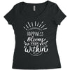 Happiness Women's Triblend Scoop T-shirt