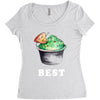 Best Friends Tacos Women's Triblend Scoop T-shirt