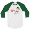 Cute Painter 3/4 Sleeve Shirt