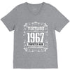 vintage made in 1967 perfectly aged a living legend V-Neck Tee