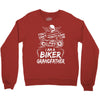 You Cant Scare Me I am Biker Grandfather Crewneck Sweatshirt