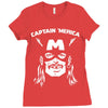 captain 'merica Ladies Fitted T-Shirt