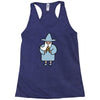 wizard pizza Racerback Tank