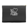 girls fish too only prettier Accessory Pouches