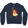 vintage santa christmas Crewneck Sweatshirt