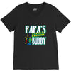 papa's little fishin buddy V-Neck Tee