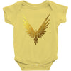 the fly bird   maverick jake paul   gold Baby Onesie