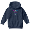 pink or blue mommy is expecting number 2 new Youth Hoodie