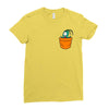 plankton pocket Ladies Fitted T-Shirt