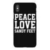 peace. love. sandy feet. iPhoneX