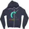 be different Zipper Hoodie