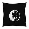 pitbull syndicate logo dogs Throw Pillow