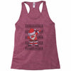 ugly santa dabbing Racerback Tank