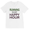 running is my happy hour V-Neck Tee