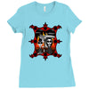 gothic american gothic Ladies Fitted T-Shirt