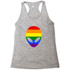 alien lgbt Racerback Tank