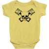 skull pisto Baby Bodysuit