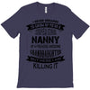 Super Cool Nanny Of A Freaking Awesome Granddaughter T-Shirt