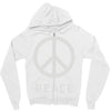 peace sign Zipper Hoodie