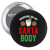 working on my santa body Pin-back button