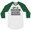 redundancy 3/4 Sleeve Shirt